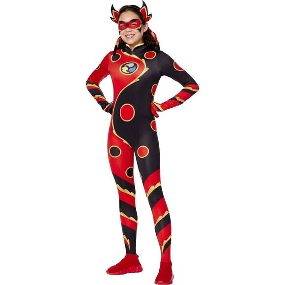 Miraculous Dragonbug Costume Girls Size M (7/8) - - Picture 1 of 1